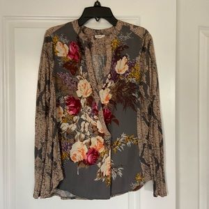 Floral fun blouse dress up or down